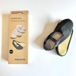 Mercurius eurhythmy shoes black - anti-slip cotton shoes size 52