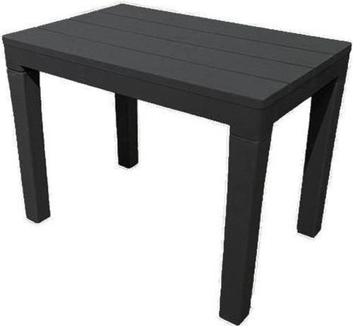 ProGarden side table anthracite plastic garden furniture 60x39x45 cm-2