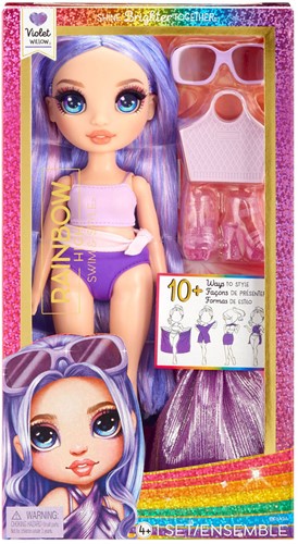 RAINBOW HIGH SWIM & STYLE FASHION DOLL - VIOLET