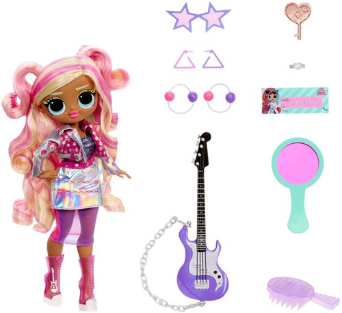 L.O.L. Surprise fashion doll Eye Spy Rockstar with accessories and color change-3