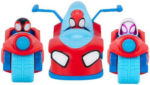 Spidey web team split racer vehicle toy car action-2