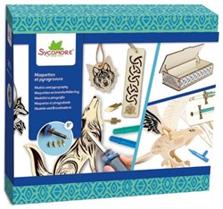 Sycomore creative craft set XL models and pyrography Celtic 8+