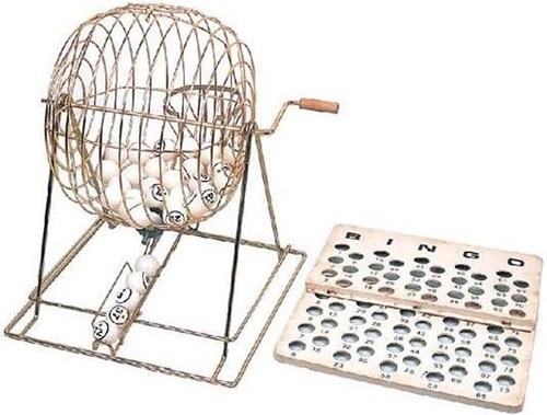 Angel Toys bingo cage - large bingo set with bingo cards-2