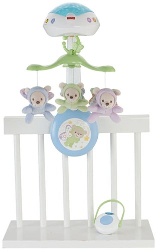 Mattel baby mobile with music and projector - 3-in-1 Fisher-Price mobile-2