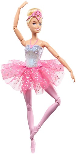 Barbie ballerina doll with lights - Dreamtopia pink dress-2