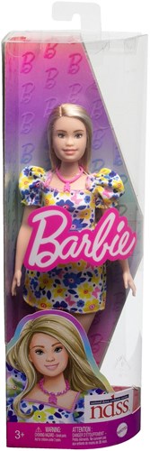 BEX Barbie fashion doll Fashionistas flower dress - Barbie doll Down syndrome