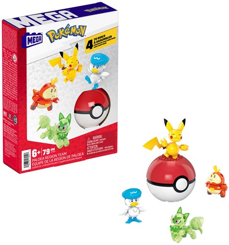 Pokémon building set Paldea Region Team - construction toy with Pikachu