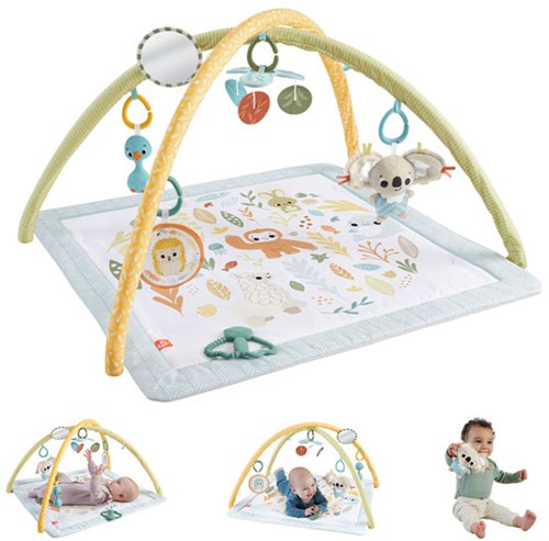 Fisher-Price Sensimals newborn baby gym playmat multicolor-2