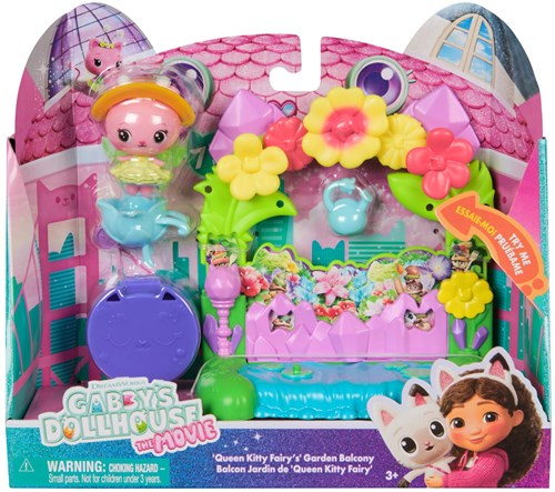 Spin Master Gabby's Dollhouse balcony fairy playset with accessories