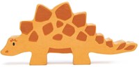 Tender Leaf wooden dino toy - Stegosaurus orange 13 cm