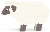 Tender Leaf wooden farm animal sheep - toy figure white-2