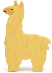 Tender Leaf wooden farm animal - Alpaca sustainable toy yellow