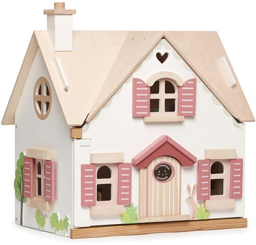 Tender Leaf wooden dolls house Cottage Cottontail with furniture-2