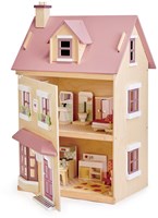 Tender Leaf dollhouse - wooden Foxtail Villa with furniture for children-2