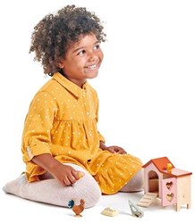Tender Leaf wooden chicken coop playset for kids - sustainable farm accessory