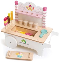 Tender Leaf wooden ice cream cart - toy ice cream wagon with accessories