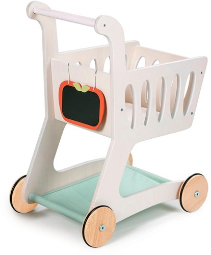 Tender Leaf wooden shopping cart - toy shopping trolley for kids-3