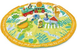 Tender Leaf Safari Park playset in storage bag - wooden toy