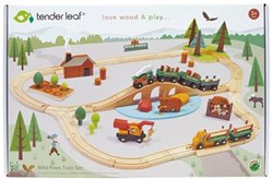 Tender Leaf wooden train set Wild Pines - wooden toy train track