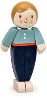 Tender Leaf dollhouse doll - Ivory Father - wooden toy family figure-2