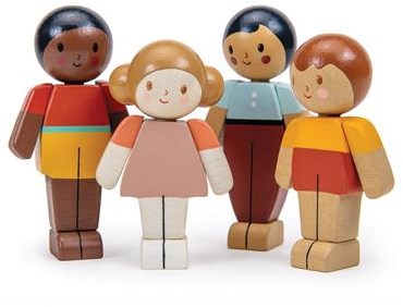 Tender Leaf dollhouse doll ivory girl - wooden toy doll-3