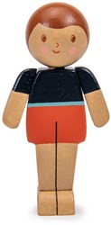 Tender Leaf dollhouse doll - Caramel Dad wooden toy figure