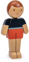 Tender Leaf dollhouse doll - Caramel Dad wooden toy figure-2
