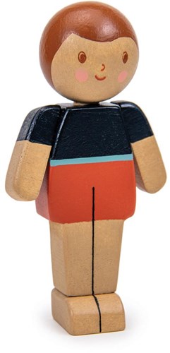 Tender Leaf dollhouse doll - Caramel Dad wooden toy figure-2