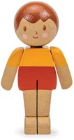 Tender Leaf dollhouse boy figure - Caramel family wooden toy