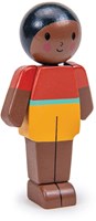 Tender Leaf dollhouse doll mocha father - wooden toy doll-2
