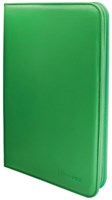 Ultra Pro card binder 9-pocket zip green trading card organizer