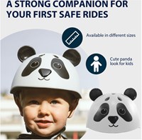 Hudora kids helmet bike helmet Pandy 48-52 cm black-white safety-2