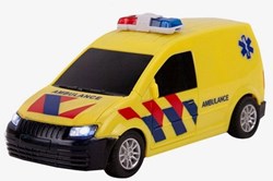 Rapid Wheels remote controlled ambulance car with lights yellow