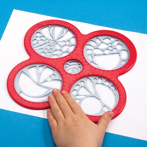 Spirograph spiral drawing set Cyclex - creative toy for children-3
