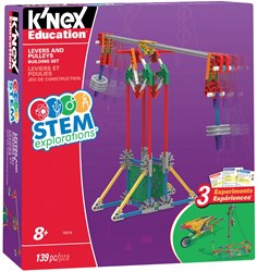 K'nex STEM building set levers and pulleys - educational toy 8+