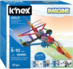 K'nex building set Jumbo Jet - construction toy airplane 57 pieces
