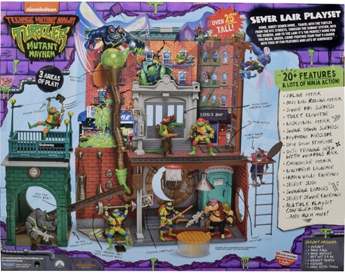 Boti Teenage Mutant Ninja Turtles headquarters playset with slime-3