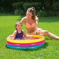 Summer Waves inflatable pool 3-rings 114x25 cm multicolor-2