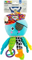 Tomy baby toy Captain Calamari - sensory plush toy for babies