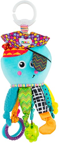 Tomy baby toy Captain Calamari - sensory plush toy for babies-2