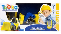 Remote Controlled Bulldozer Toy with Sound and Remote Control