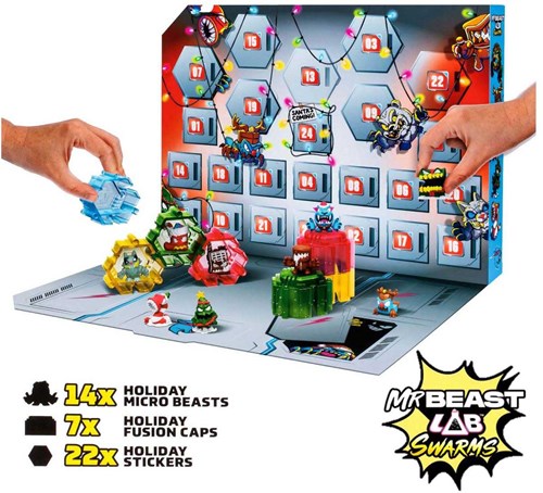 Spectron toy advent calendar MrBeast Lab Swarms S3 with surprises-3