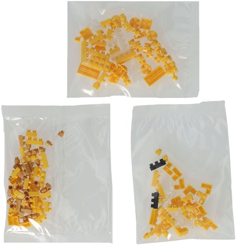 Lobbes building set saxophone - micro blocks music toy 120 pieces-3