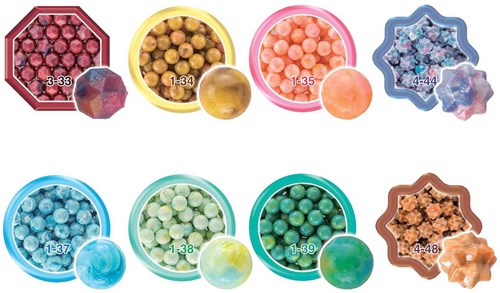 Aquabeads creative craft set refill multicolour bead mix 800 pieces-2