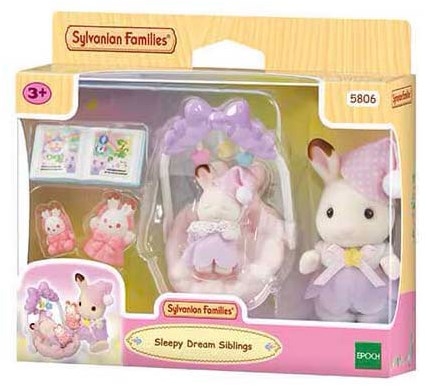 Sylvanian Families dream set toy brother-sister sleep accessories