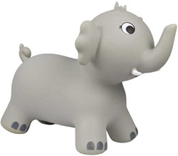 BS Toys inflatable jumping elephant toy for toddlers grey