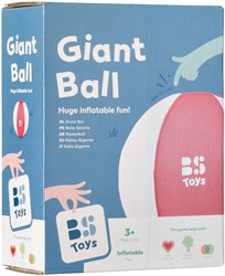 BS Toys play ball large outdoor ball from 3 years red white