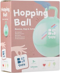 BS Toys hopping ball bouncing ball for kids green plastic