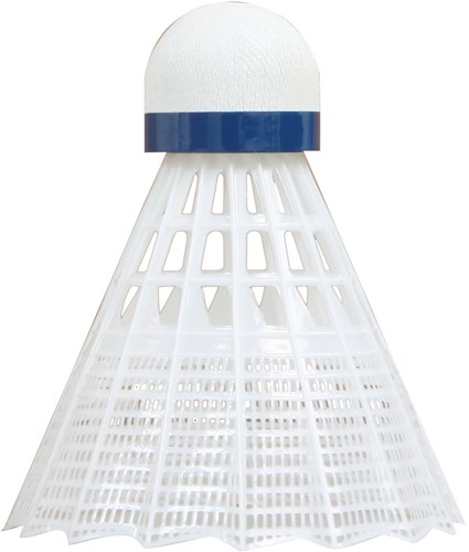 Schildkröt badminton shuttlecocks nylon white 6 pieces medium speed-2