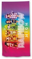 Beach towel Rainbow High beach towel 70x140cm rainbow colors-2